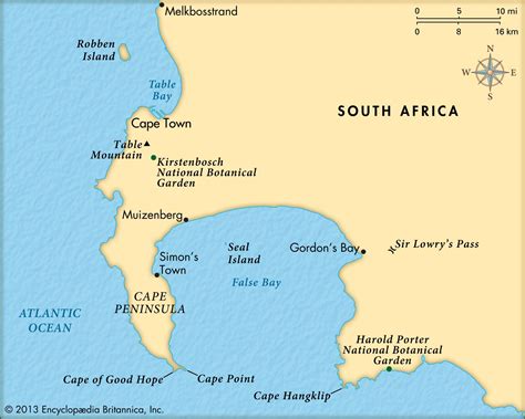 MAP Cape Of Good Hope Map